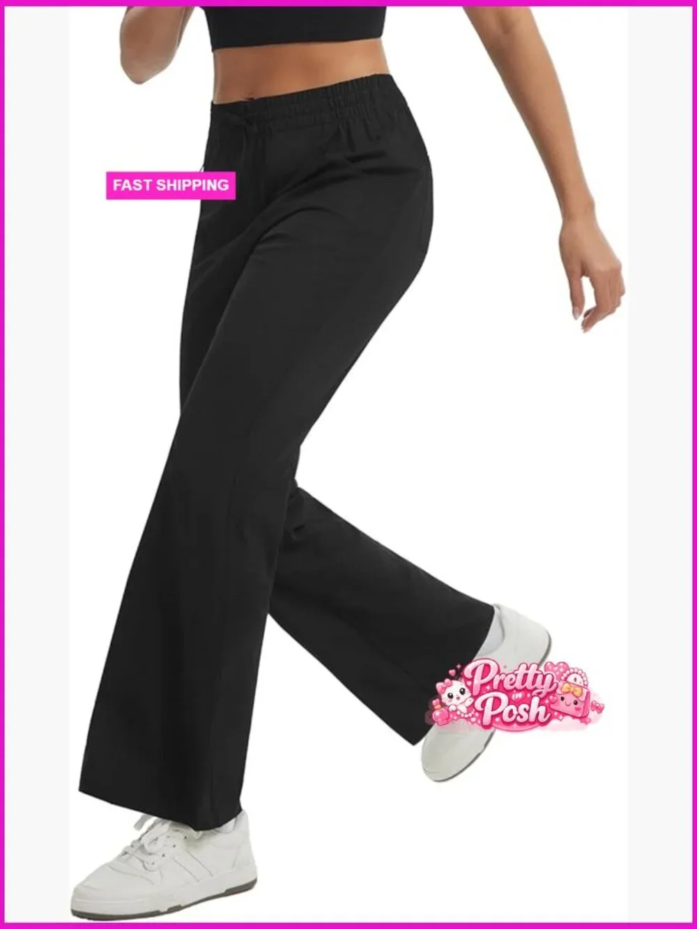 Lightweight Water Resistant Hiking Pants with Drawstring Waist